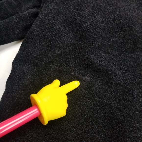 WHITE STAG Floral Embroidered Tapestry Lined Jacket Black Beaded Womens L 12/14 - Picture 10 of 12